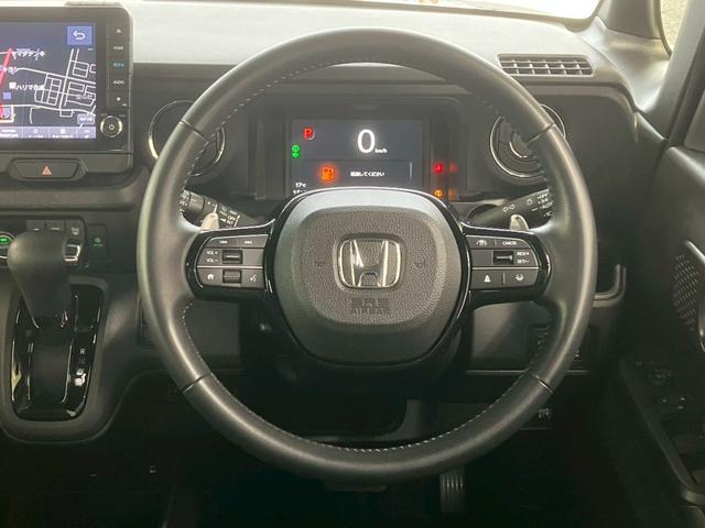 Ｎ－ＢＯＸカスタム ターボ　純正９インチナビ　純正フリップダウンＭ　両側電動スライドドア　アダプティブクルコン　ＬＥＤヘッドライト　クリアランスソナー　ハーフレザーシート　シートヒーター　ＭＴモード　フルセグＴＶ　バックカメラ（9枚目）