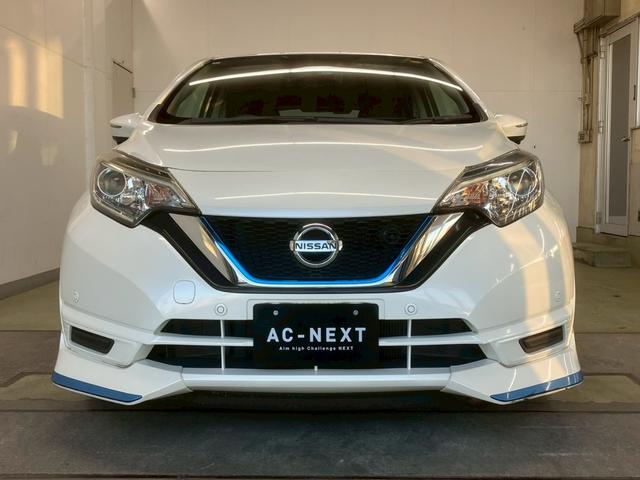 ノート ｅ－パワー　Ｘ　純正エアロ　純正ナビ　アラウンドビューモニター　デジタルインナーミラー　フルセグＴＶ　障害物センサー　衝突軽減ブレーキ　レーンキープアシスト　ＣＤ　ＤＶＤ　Ｂｌｕｅｔｏｏｔｈ　ＥＴＣ　純正ドラレコ（4枚目）