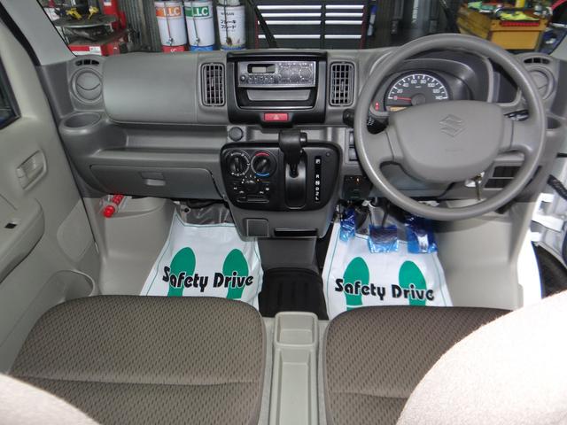 エブリイ ＰＣ　４ＷＤ　４ＡＴ　Ａ／Ｃ　　Ｐ／Ｓ　ロードサポート付き１年走行無制限保証　ハイルーフ　両側スライドドア　キーレス　　パワーウインドウ　ＡＢＳ　ＥＴＣ　オーバーヘッドコンソール　下廻り防錆塗装済（10枚目）