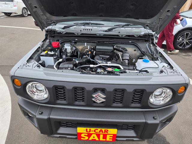 ジムニー ＸＣ　４ＷＤ　ＡＢＳ　プッシュスタート　レーンアシスト　衝突軽減システム　横滑り防止装置　フォグランプ　ヘッドライトウォッシャー　純正１６インチアルミ（33枚目）