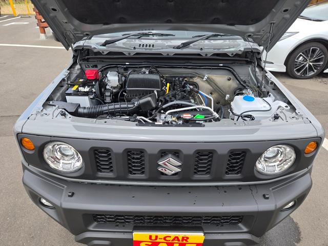 ジムニーシエラ ＪＣ　登録済み未使用車　オートライト　レーンアシスト　ダウンヒルアシストコントロール　クリアランスソナー　スマートキー　アイドリングストップ　衝突安全ボディ　横滑り防止（34枚目）