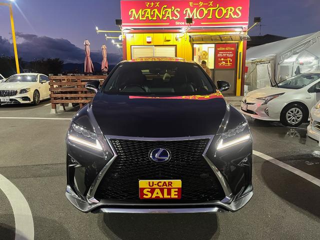 RX RX450h Fスポーツ 1年保証付 4WD ナビ・TV(フルセグ) ドラレコ ETC 純正20インチアルミ サンルーフ ハイブリッド パワーシート 革シート シートヒーター シートエアコン 電動リアゲート クルコン(2枚目)