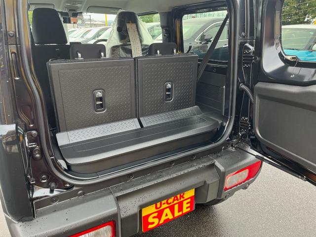 ジムニー ＸＣ　メーカー保証付　届け出済未使用車　４ＷＤ　純正アルミ　衝突被害軽減システム　スペアキー　ＬＥＤヘッドランプ　クリアランスソナー　シートヒータ（29枚目）