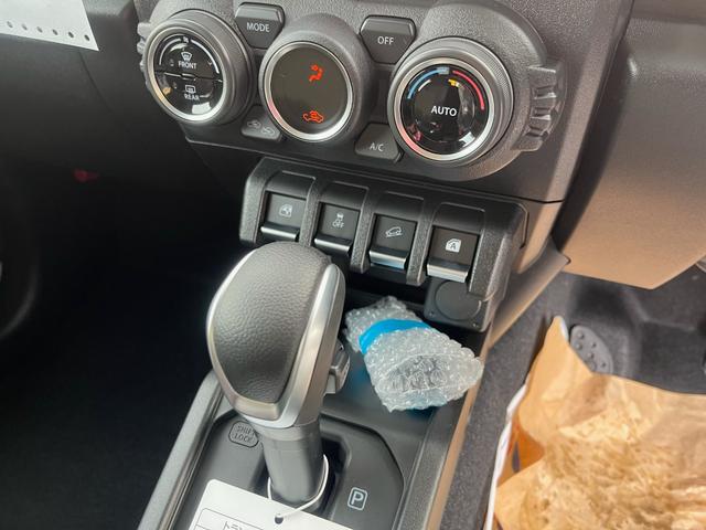 ジムニー ＸＣ　メーカー保証付　届け出済未使用車　４ＷＤ　純正アルミ　衝突被害軽減システム　スペアキー　ＬＥＤヘッドランプ　クリアランスソナー　シートヒータ（15枚目）