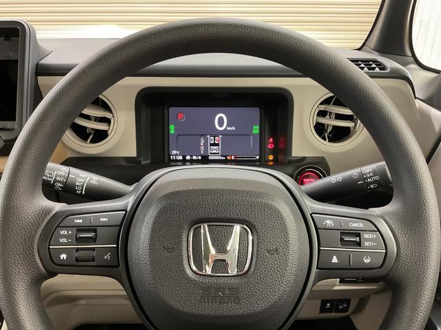 Ｎ－ＢＯＸ ベースグレード　４ＷＤ　届出済未使用車　スマートキー　アイドリングストップ　衝突被害軽減システム　衝突安全ボディ　盗難防止システム　クリアランスソナー　シートヒーター　ＬＥＤヘッドランプ　サイドカメラ　バックカメラ（26枚目）