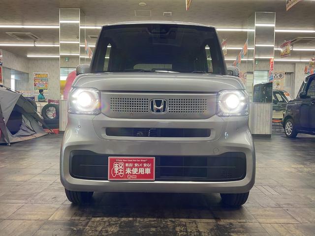 Ｎ－ＢＯＸ ベースグレード　４ＷＤ　届出済未使用車　スマートキー　アイドリングストップ　衝突被害軽減システム　衝突安全ボディ　盗難防止システム　クリアランスソナー　シートヒーター　ＬＥＤヘッドランプ　サイドカメラ　バックカメラ（63枚目）