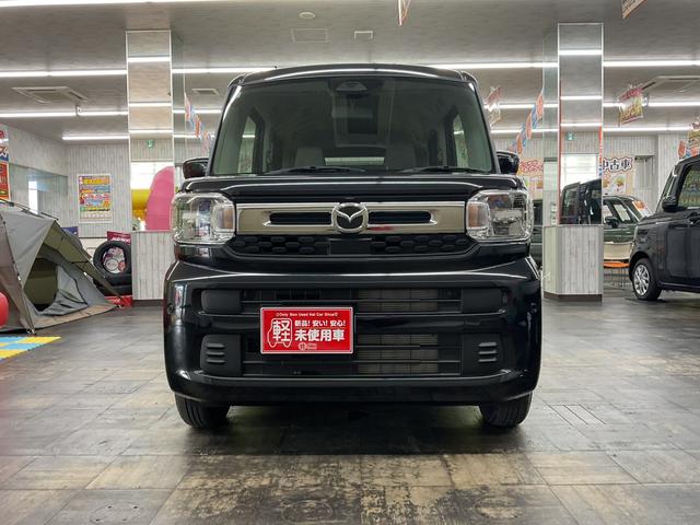 フレアワゴン ＸＧ　４ＷＤ　届出済未使用車　スマートキー　アイドリングストップ　衝突被害軽減システム　衝突安全ボディ　盗難防止システム　クリアランスソナー　シートヒーター（4枚目）