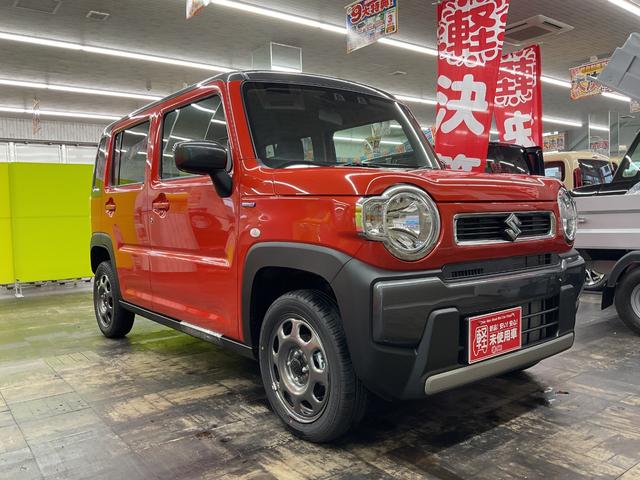ハスラー ハイブリッドＧ　届出済未使用車　４ＷＤ　盗難防止システム　衝突被害軽減システム　アイドリングストップ　スマートキー　クリアランスソナー　シートヒーター　エアーバック（4枚目）