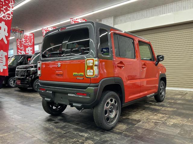 ハスラー ハイブリッドＧ　届出済未使用車　４ＷＤ　盗難防止システム　衝突被害軽減システム　アイドリングストップ　スマートキー　クリアランスソナー　シートヒーター　エアーバック（5枚目）
