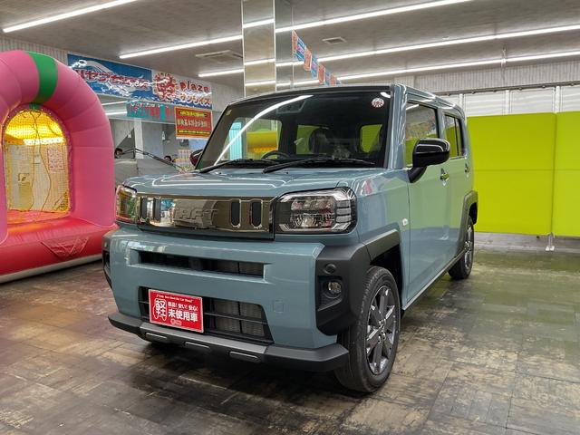 タフト Ｇ　ダーククロムベンチャー　４ＷＤ　運転席・助手席エアーバック　ＡＢＳ　ＥＳＣ　盗難防止システム　衝突被害軽減システム　衝突安全ボディ　アイドリングストップ　クリアランスソナー（3枚目）