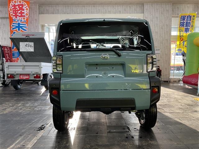 タフト Ｇ　クロムベンチャー　４ＷＤ　届出済未使用車　スマートキー　アイドリングストップ　衝突被害軽減システム　衝突安全ボディ　盗難防止システム　クリアランスソナー　シートヒーター（13枚目）