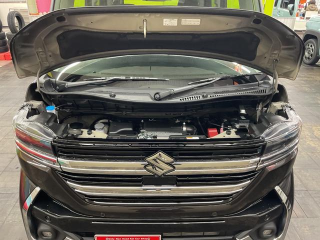 スペーシアカスタム ハイブリッドＧＳ　４ＷＤ　届出済未使用車　スマートキー　アイドリングストップ　衝突被害軽減システム　衝突安全ボディ　盗難防止システム　クリアランスソナー　シートヒーター　助手席側パワースライド（47枚目）