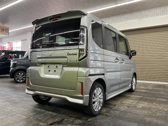 スペーシアカスタム ハイブリッドＧＳ　４ＷＤ　運転席・助手席エアーバック　ＡＢＳ　ＥＳＣ　盗難防止システム　衝突被害軽減システム　衝突安全ボディ　アイドリングストップ　クリアランスソナー（9枚目）