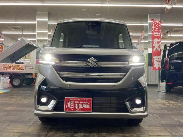 スペーシアカスタム ハイブリッドＧＳ　４ＷＤ　運転席・助手席エアーバック　ＡＢＳ　ＥＳＣ　盗難防止システム　衝突被害軽減システム　衝突安全ボディ　アイドリングストップ　クリアランスソナー（77枚目）