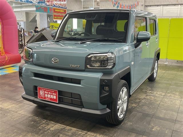 タフト Ｇ　４ＷＤ　届出済未使用車　衝突被害軽減システム　盗難防止システム　衝突安全ボディ　クリアランスソナー　シートヒーター　サンルーフ　電動パーキングブレーキ（4枚目）