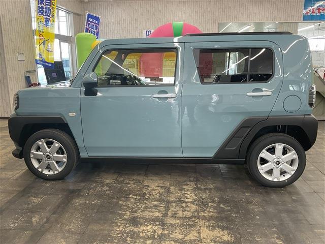 タフト Ｇ　４ＷＤ　届出済未使用車　衝突被害軽減システム　盗難防止システム　衝突安全ボディ　クリアランスソナー　シートヒーター　サンルーフ　電動パーキングブレーキ（14枚目）