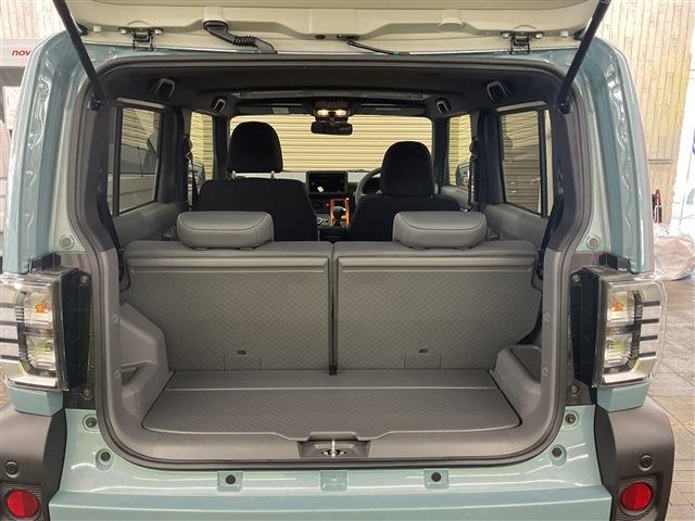 タフト Ｇ　４ＷＤ　届出済未使用車　衝突被害軽減システム　盗難防止システム　衝突安全ボディ　クリアランスソナー　シートヒーター　サンルーフ　電動パーキングブレーキ（17枚目）