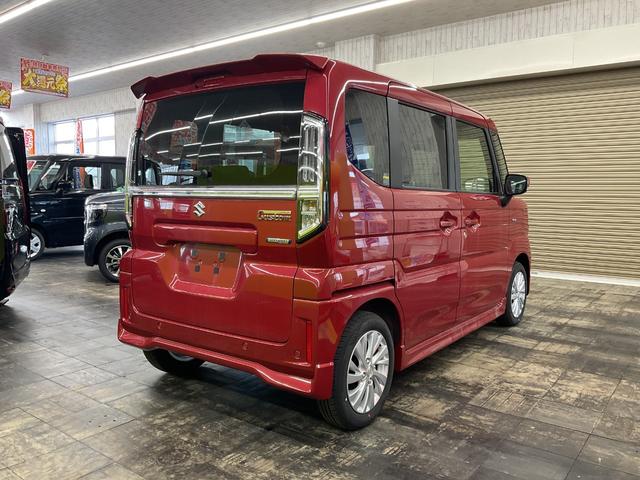 スペーシアカスタム ハイブリッドＧＳ　届出済み未使用車　４ＷＤ　運転席・助手席エアーバック　ＡＢＳ　ＥＳＣ　盗難防止システム　衝突被害軽減システム　衝突安全ボディ　アイドリングストップ　クリアランスソナー（6枚目）