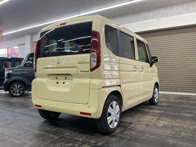 スペーシア ハイブリッドＧ　届出済み未使用車　４ＷＤ　運転席・助手席エアーバック　ＡＢＳ　ＥＳＣ　盗難防止システム　衝突被害軽減システム　衝突安全ボディ　アイドリングストップ　クリアランスソナー（5枚目）