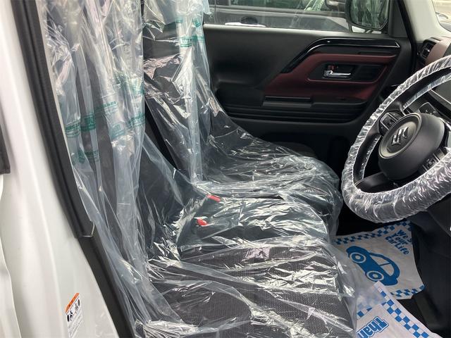 スペーシアカスタム ハイブリッドＧＳ　４ＷＤ　届け出済み未使用車　両側スライド・片側電動　クリアランスソナー　レーンアシスト　衝突被害軽減システム　オートライト　スマートキー　アイドリングストップ　電動格納ミラー　シートヒーター（23枚目）
