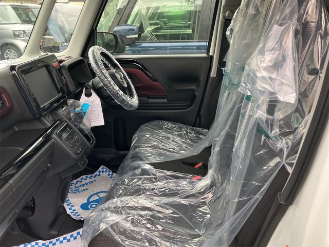スペーシアカスタム ハイブリッドＧＳ　４ＷＤ　届け出済み未使用車　両側スライド・片側電動　クリアランスソナー　レーンアシスト　衝突被害軽減システム　オートライト　スマートキー　アイドリングストップ　電動格納ミラー　シートヒーター（26枚目）