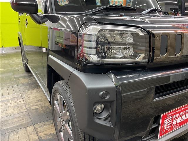 タフト Ｇ　ダーククロムベンチャー　４ＷＤ　届出済未使用車　スマートキー　アイドリングストップ　衝突被害軽減システム　衝突安全ボディ　盗難防止システム　クリアランスソナー　シートヒーター　サンルーフ　ＬＥＤヘッドランプ　バックカメラ（5枚目）