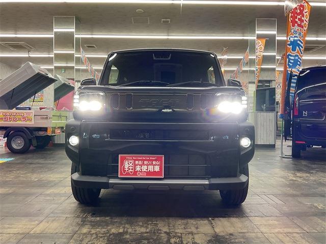 タフト Ｇ　ダーククロムベンチャー　４ＷＤ　届出済未使用車　スマートキー　アイドリングストップ　衝突被害軽減システム　衝突安全ボディ　盗難防止システム　クリアランスソナー　シートヒーター　サンルーフ　ＬＥＤヘッドランプ　バックカメラ（66枚目）