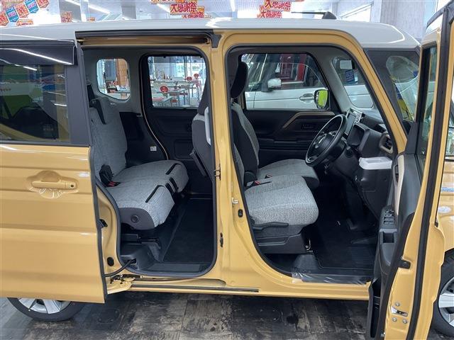スペーシア ハイブリッドＸ　４ＷＤ　届け出済み未使用車　両側電動スライドドア　クリアランスソナー　衝突被害軽減システム　オートライト　ＬＥＤヘッドランプ　スマートキー　アイドリングストップ　電動格納ミラー　シートヒーター（39枚目）