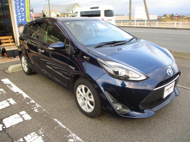 アクア Sスタイルブラック ワンオーナー プッシュスタート TSS バックカメラ(4枚目)