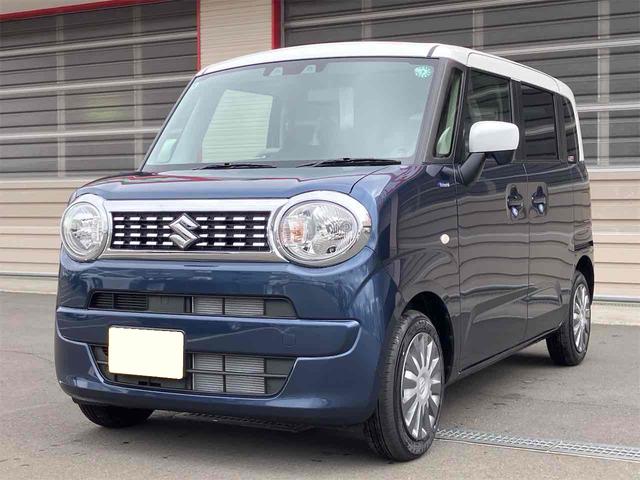 ワゴンＲスマイル ハイブリッドＳ　４ＷＤ　両側スライド・片側電動　クリアランスソナー　オートクルーズコントロール　レーンアシスト　衝突被害軽減システム　オートライト　スマートキー　アイドリングストップ　電動格納ミラー　シートヒーター（2枚目）
