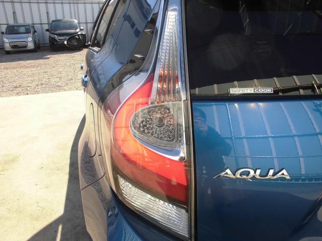 アクア Ｓ　後期モデル　ハイブリッドカー　純正メモリーナビ＆ワンセグテレビ＆Ｂｌｕｅｔｏｏｔｈ　バックカメラ　ＥＴＣ　キーレス　ステアリングスイッチ　オートエアコン　走行５００００キロ　車検令和９年４月（44枚目）
