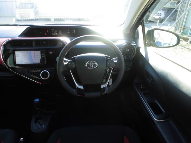 アクア Ｓ　後期モデル　ハイブリッドカー　純正メモリーナビ＆ワンセグテレビ＆Ｂｌｕｅｔｏｏｔｈ　バックカメラ　ＥＴＣ　キーレス　ステアリングスイッチ　オートエアコン　走行５００００キロ　車検令和９年４月（56枚目）