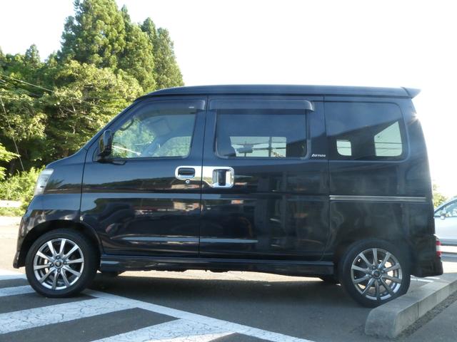 カスタムターボRS ブラックエディション タイミングベルト交換済 4WD タ-ボ ナビ Bカメラ(5枚目)