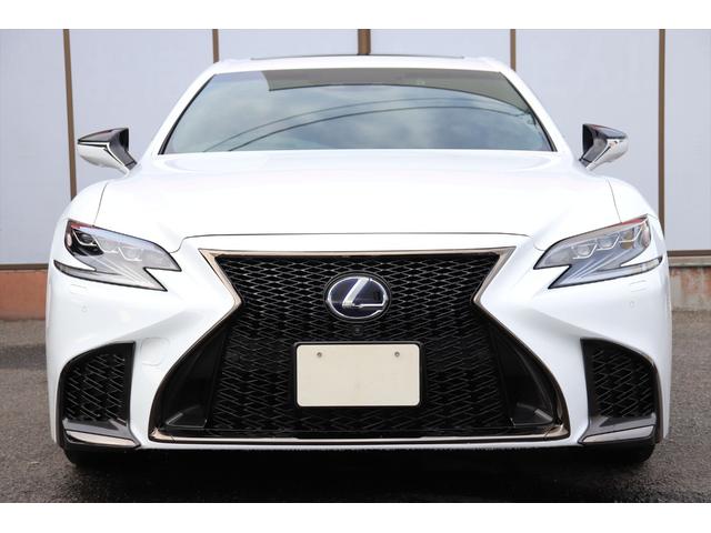 ＬＳ ＬＳ５００ｈ　Ｆスポーツ　４ＷＤ　修復歴無し　寒冷地仕様　赤本革シート　サンルーフ　スマートキー　プッシュスタート　アダクティブクルーズコントロール　アダクティブハイビーム　エンジンスターター　デジタルインナーミラー　禁煙車（5枚目）