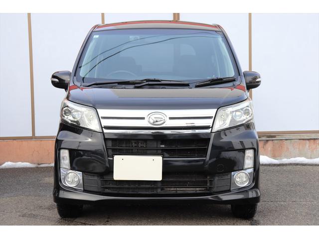 ムーヴ カスタム　ＲＳ　ターボ　修復歴無し　スマートキー　プッシュスタート　アイドリングストップ　ナビ　フルセグ　Ｂｌｕｅｔｏｏｔｈ　ＬＥＤヘッドライト　タイミングチェーン　エンジンスターター　ＥＴＣ　ベンチシート　禁煙車（3枚目）