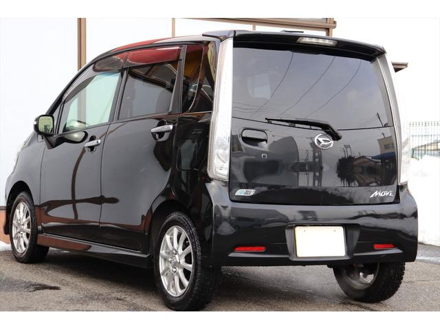 ムーヴ カスタム　ＲＳ　ターボ　修復歴無し　スマートキー　プッシュスタート　アイドリングストップ　ナビ　フルセグ　Ｂｌｕｅｔｏｏｔｈ　ＬＥＤヘッドライト　タイミングチェーン　エンジンスターター　ＥＴＣ　ベンチシート　禁煙車（4枚目）