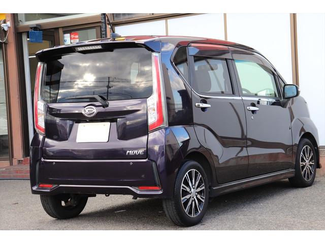 ムーヴ カスタム　Ｘ　ハイパーＳＡ　スマートキー　プッシュスタート　アイドリングストップ　タイミングチェーン　スマートアシスト　ナビ　フルセグ　Ｂｌｕｅｔｏｏｔｈ　バックカメラ　ＬＥＤヘッドライト　純正１４インチアルミホイール　禁煙車（5枚目）