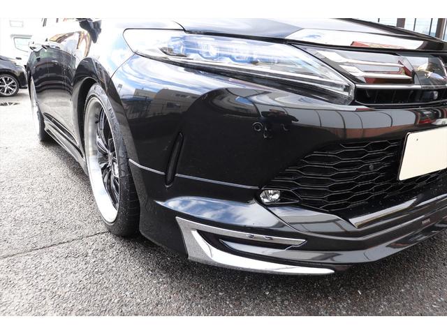 ハリアー プログレス　スタイルブルーイッシュ　修復歴無し　フロント、サイドモデリスタエアロ　クールレーシング、リアバンパー＆マフラー　ブリッツ車高調　パワーバックドア　ＪＢＬサウンド　スマートキー　プッシュスタート　アラウンドビューモニター　ナビ（7枚目）