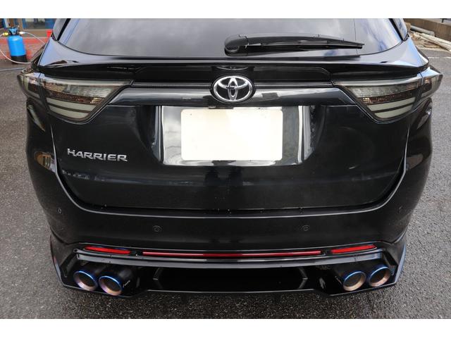 ハリアー プログレス　スタイルブルーイッシュ　修復歴無し　フロント、サイドモデリスタエアロ　クールレーシング、リアバンパー＆マフラー　ブリッツ車高調　パワーバックドア　ＪＢＬサウンド　スマートキー　プッシュスタート　アラウンドビューモニター　ナビ（13枚目）