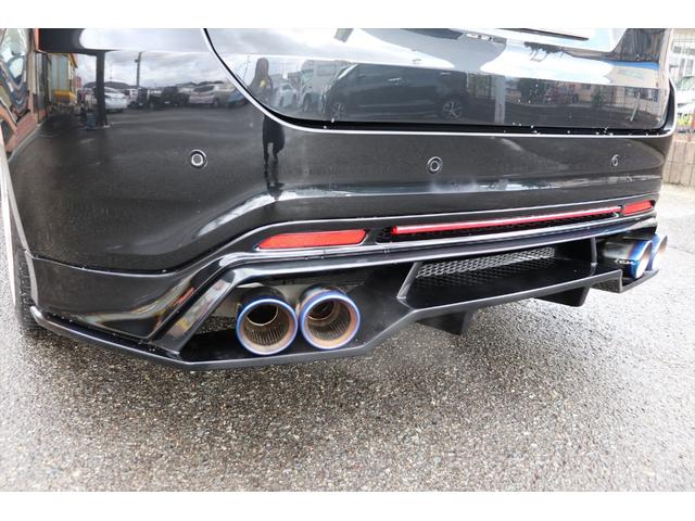 ハリアー プログレス　スタイルブルーイッシュ　修復歴無し　フロント、サイドモデリスタエアロ　クールレーシング、リアバンパー＆マフラー　ブリッツ車高調　パワーバックドア　ＪＢＬサウンド　スマートキー　プッシュスタート　アラウンドビューモニター　ナビ（25枚目）