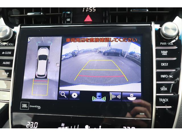 ハリアー プログレス　スタイルブルーイッシュ　修復歴無し　フロント、サイドモデリスタエアロ　クールレーシング、リアバンパー＆マフラー　ブリッツ車高調　パワーバックドア　ＪＢＬサウンド　スマートキー　プッシュスタート　アラウンドビューモニター　ナビ（40枚目）