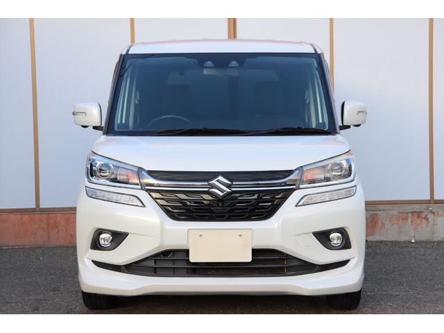 ソリオバンディット ハイブリッドMV 修復歴無し スマートキー プッシュスタート アラウンドビューモニター レーダーブレーキ レーダークルーズコントロール 左側パワースライドドア LEDヘッドライト&フォグ ナビ ETC 禁煙車(3枚目)