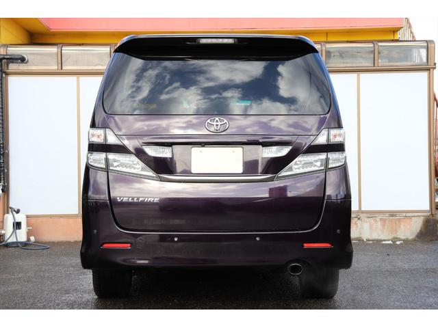 ヴェルファイア 2.4Z プラチナセレクションII タイプゴールド 4WD 修復歴無し スマートキー プッシュスタート タイミングチェーン 両側パワースライドドア エンジンスターター クリアランスソナー バックカメラ ナビ フルセグ ETC HIDヘッドライト 禁煙車(7枚目)