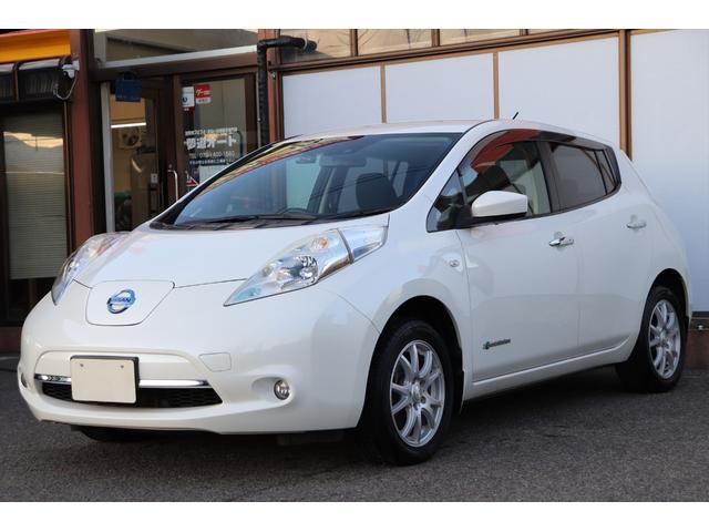 リーフ Ｘ　エアロスタイル（２４ｋｗｈ）　修復歴無し　１０セグ　スマートキー　プッシュスタート　ナビ　フルセグ　Ｂｌｕｅｔｏｏｔｈ　バックカメラ　全席シートヒーター　ステアリングヒーター　クルーズコントロール　オートエアコン　禁煙車（3枚目）