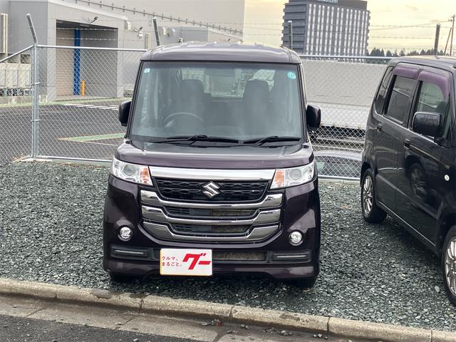 スペーシアカスタムZ ベースグレード 4WD ナビ フルセグTV プッシュスタート スマートキー ETC 左右シートヒーター アルミホイール バックカメラ(2枚目)