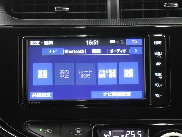 アクア Ｓスタイルブラック　フルセグ　メモリーナビ　ＤＶＤ再生　ミュージックプレイヤー接続可　バックカメラ　衝突被害軽減システム　ＥＴＣ　ワンオーナー　記録簿（8枚目）