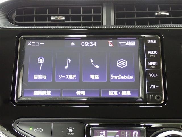 アクア Ｓスタイルブラック　ワンセグ　メモリーナビ　バックカメラ　衝突被害軽減システム　ＥＴＣ　ＬＥＤヘッドランプ　記録簿（8枚目）