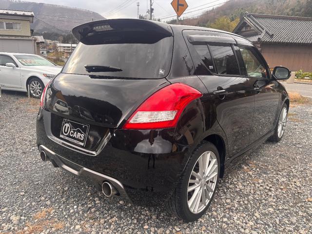 スイフトスポーツ ベースグレード 6MT ナビ テレビ ETC HIDヘッドライト クルーズコントロール 社外マフラー プッシュスタート スマートキー(6枚目)