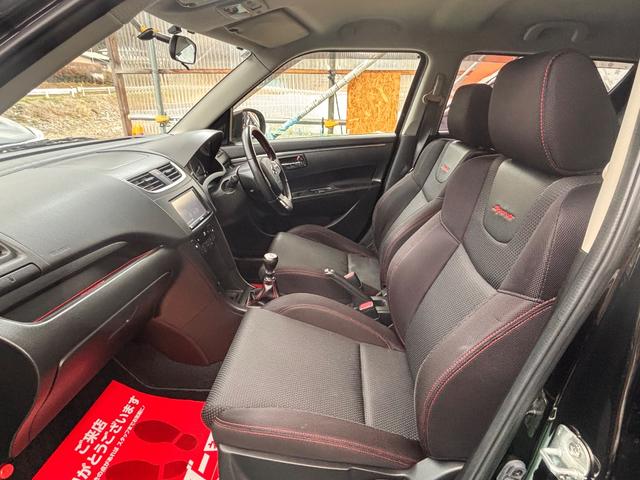 スイフトスポーツ ベースグレード 6MT ナビ テレビ ETC HIDヘッドライト クルーズコントロール 社外マフラー プッシュスタート スマートキー(11枚目)