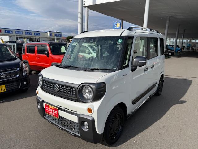 スペーシアギア ＨＹＢＲＩＤ　ＸＺ　２型　４ＷＤ　衝突被害軽減Ｓ　全方位ナビ　４ＷＤ　衝突被害軽減システム　アイドリングストップ　横滑り防止機能　衝突安全ボディ　バックカメラ　オートライト　スライドドア　プッシュスタート　プッシュスタート　シートヒーター　オートエアコン（11枚目）